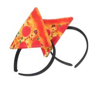 LIGIGWASH 2 Pezzi Pizza Halloween Fascia Cappello per Adulti Accessorio Divertente per Decorazioni Party Fast Food Facile Colori per Celebrazioni