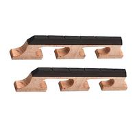 LIGIGWASH 2 Pezzi Ponte Banjo Legno Palissandro Ponte Sella Professionale per Banjo Corde Accessorio Sostitutivo Stabile e Chiaro
