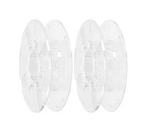 LIGIGWASH 2 Pezzi Supporto per Bobine Filamento in Plastica Trasparente Riutilizzabile Portarotoli Antigroviglio per Stampanti Scaffale per Avvolgimento e Conservazione Scorrevole