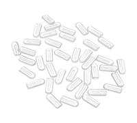 LIGIGWASH 20 Paia Cuscinetti Nasali Occhiali in Silicone Trasparente Morbido Antiscivolo Supporto Ponte Naso Sostitutivo Ipoallergenico per Riparazione e Comfort Quotidiano