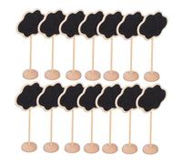 LIGIGWASH 20 pezzi Mini Lavagne da Tavolo Forma di da Lavagnette Cancellabili per Messaggi Menu e Quotidiani per Cucina e Eventi