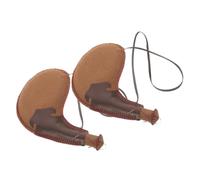 LIGIGWASH 2Pezzi Bota PU per Borraccia per Escursionismo e attività Outdoor capacità Design Portatile Antico Colore Naturale