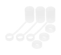 LIGIGWASH 3 Paia Silicone Straw Hole Plugs Of Leak Straw Stoppers Lightweight And Travel Friendly Beverage Accessories Transparent