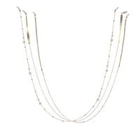 LIGIGWASH 3 pezzi Catena per Occhiali e Maschera in Resistente Accessorio Pratico Moda per Proteggere e Tenere Portata di Mano Occhiali e Maschere con Finitura Lucida e Design Versatile