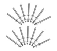 LIGIGWASH 30 Pezzi Viti Tensione Viti Montaggio Jazz Compatibili con Vari Modelli Accessori Percussioni per Rapida e Stabilità Antiscivolo Argento