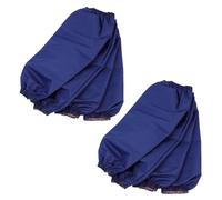 LIGIGWASH 4 paia Maniche Impermeabili Protettive Olio Coprisleeve Lunghi per Cucina e Pulizie Domestiche Blu Scuro Resistente e Leggero per Giardinaggio e Cura Animali