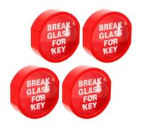 LIGIGWASH 4 Pezzi Cassetta Sicurezza Chiavi Parete Box Porta Chiave Emergenza Montaggio Muro Compatibile Armadietto Estintore Custodia Sicura Multiuso per Casa Ufficio