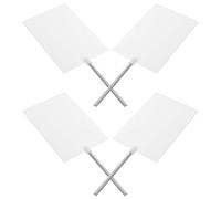 LIGIGWASH 4 Pezzi Con Pannello Portatile Da Laboratorio, Maniglia, Lavagna Didattica Per La Ricerca, Esperimenti, Lezioni Scientifiche Opache, Bianco Ottico, Esperimenti Di Fisica,