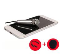 LIGIGWASH 4 Pezzi Microfono Mini per Cellulare Microfono Karaoke Portatile Compatibile con Smartphone per Registrazione Vocale e App Cantare Colori Misti Rosa Argento Oro Celeste