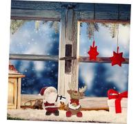 LIGIGWASH 4 Pezzi Mini Decorazioni Natalizie in Resina per Ambienti d'Acqua e Terrari Decorazioni Festive Resistenti all'Acqua per Pesci e Rettili Micro Paesaggi con Pupazzo di Babbo Natale