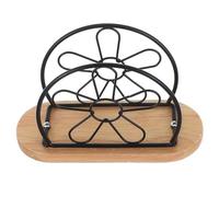 LIGIGWASH 4 pezzi Porta Tovaglioli da Tavolo Fiore in Acciaio Inox Dispenser Autoportante Stabile e Resistente alla Ruggine per Ristoranti Bar Cucina e Picnic