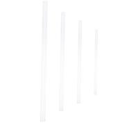 LIGIGWASH 4 pezzi Tubo Trasparente PVC Øxmm Resistente Alta Temperatura Tubo Tondo per Centrale Raccolta Polvere Uso Industriale e Commerciale