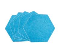 LIGIGWASH 5 pezzi Pannelli Fonoassorbenti in Fibra Poliestere per Riduzione Rumore Pareti Isolamento Acustico per Studio Scuola e Sala Leggeri e Resistenti Assorbimento delle