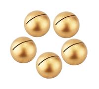 LIGIGWASH 5 pezzi Porta Numeri da Tavolo Rotondi in Legno con Base Porta Biglietti Visita per Matrimoni Feste e Ristoranti Clip Segnaposto per Menù e Cartoline Decorativi