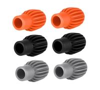 LIGIGWASH 6 Pezzi Copri Bacchette Silenziose in Silicone Tappi Smorzatori Rumore per Bacchette e Mazze Riduttori Suono per Pratica Batteria e Controllo Volume