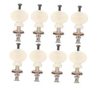 LIGIGWASH 8 Pezzi Ukulele Tuning Pegs Precision Straight Rod Metal Pegs With Small Round Handles Stable And Comfortable String Tuners For Multiple Ukulele Models Easy Installation