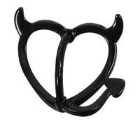 LIGIGWASH Anello in Lega di Rame Cuore e Demone Piercing per Donna Comfort Quotidiano e Feste