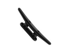 LIGIGWASH Bitta di Base da 98mm a Nylon Aperta per Nero Ormeggio Ampia Area Fissaggio Forma Corno Corda per Barche e Approdi