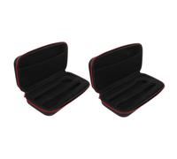 LIGIGWASH Borsa per Microfono da Viaggio 2 Pezzi in Eva Resistente Cerniere Scorrevoli, Custodia Antiurto per Amici e Famiglia nel Trasporto Wireless