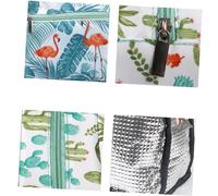 LIGIGWASH Borsa Pranzo Termica con Design Isolata e Leggera per Picnic e Capacità per e Bevande Flamingo