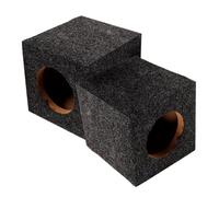 LIGIGWASH Box per Subwoofer Auto Quadrato Cassa Vuota per Altoparlanti Audio Involucro Portato per Impianto Sonoro Design e Durevole per Migliorare la Qualità Audio