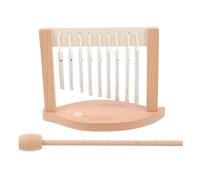 LIGIGWASH Campanelli a Percussione a 9 Note in Metallo, Carillon a Vento Decorativo per Giardino e Ufficio, Strumento Musicale Portatile per Educazione Musicale e Meditazione
