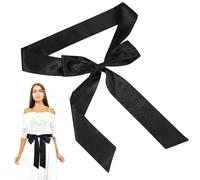 LIGIGWASH Cintura da Donna a Fascia Resistente, Cintura per Abiti Formali Fiocco, Multiuso per Vestaglia e Trench, Lunghezza Regolabile, Accessorio Moda Versatile per Occasioni Eleganti