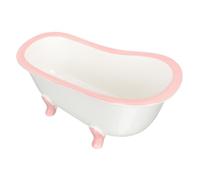 LIGIGWASH Ciotola in per Dessert e Gelato Design Originale Forma Resistente e Compatta per Frutta Pudding e Dolci Colore Rosa