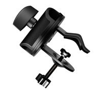 LIGIGWASH Clip per Supporto Microfono da Tavolo con Piastra Rotante e Morsetto Ergonomico Clip Piccola per Braccio Microfono Montaggio Compatto per Studi Live e Musicali
