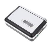 LIGIGWASH Convertitore Cassette Portatile senza Batteria Lettore Musicale Audio con Supporto Scheda di Memoria e Trasferimento Diretto su Funzione Playback e Conversione Nastro in File