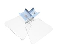 LIGIGWASH Copertura Protettiva Trasparente per Mola da Banco 2 Pezzi Protezione Occhi Regolabile per Smerigliatrice Accessori Sicurezza Officina per Lavorazione Metalli