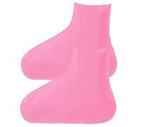LIGIGWASH Copriscarpe in Lattice Copertina Impermeabile per Scarpe Copriscarpe Antipioggia USA e Getta per Piedi Copersi Pioro Stivaletti USA e Getta Rosa