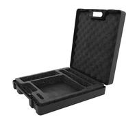 LIGIGWASH Custodia Portatile per Microfono a Condensatore in Plastica Nera con Maniglia, Rivestimento in Spugna Antishock e Grande Capacità per Eventi All'aperto