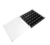 LIGIGWASH Custodia Trasparente per Plettri per Chitarra 36 Scomparti, Organizer Compatto in Acrilico per Musicisti e Viaggi, Cornice Espositiva per Plettri Ukulele e Accessori Strumenti