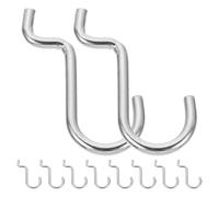 LIGIGWASH Ganci per Pannello Multiuso 10 Pezzi in Ferro per Organizzatore da Parete e Pannelli Forati in Uso Domestico