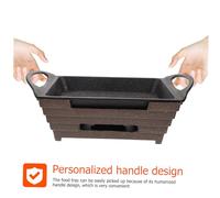 LIGIGWASH Grilled Fish Stove Alluminio Leggero Design Estraibile per Barbecue Facile da per e Barbecue