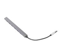 LIGIGWASH Hub USB Porta Molteplici Adattatore USB per Laptop e Expander Portatile Alta Velocità Plug Play per Flash Drive Tastiera Mouse Stampante Fotocamera Grigio