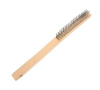 LIGIGWASH in Inox con Setole Dure e in Legno Ergonomico per Pulizia e Rimozione Ruggine Strumento Versatile per Superfici e