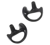 LIGIGWASH Interphone Tappi Orecchie in Silicone Nero Auricolari Ricambio Ergonomici e Riutilizzabili per Protezione Compatibili con Kit Audio Confortevoli e Resistenti per Orecchio e