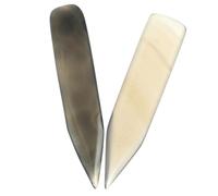 LIGIGWASH Kit 2 Pezzi Coltello in Agata per Lucidare Gioielli in Oro e Argento, Strumenti di Manutenzione e Pulizia Professionale, 7 Cm, Adatto per Anelli e Bracciali, Uso Stile Casuale
