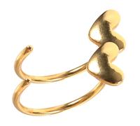 LIGIGWASH Orecchini Cerchio Forma Di Cuore Piccoli Orecchini Mezzo Cerchio Per Donna Aperti Minimalisti Accessori Resistenti Per Ogni Occasione
