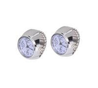 LIGIGWASH Orologio ad Anello Mini in Metallo 2 Pezzi Numeri Grandi