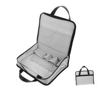 LIGIGWASH Portadocumenti Ignifuga Viaggio Con Chiusura Scomparti Multipli Per Laptop Francobolli e Leggera e Resistente Per Viaggi e Riunioni Professionali