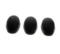 LIGIGWASH Protezione Tasti Laterali per Sassofono, Copri Chiave Saxophone Side Key Cover, in Gomma Nera, 3 Pezzi