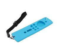 LIGIGWASH Protezione Telecomando Stick in Silicone Morbido Fluorescente Blu Custodia Resistente e per Controller Tv Facile Installare e Rimuovere Accessorio Compatibile Ergonomico
