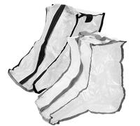 LIGIGWASH Sacchetti per Scarpe da Viaggio 2 Pezzi in Pvc Riutilizzabili e Pieghevoli, Copertura Antipolvere Trasparente per Stivali Corti, Organizer per Uso Domestico