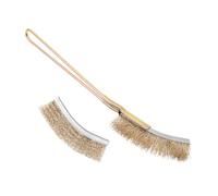 LIGIGWASH Spazzola per Pulizia Gabbie per Uccelli Manico, Set 1 Pezzo in Acciaio Inox, per Rimuovere Escrementi e Residui, Adatta a Gabbie di Piccole, Medie e Grandi Dimensioni