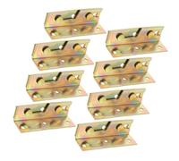 LIGIGWASH Staffe Professionali per Sponde del Letto in Metallo 8 Pezzi Fibbie Singole Ispessite per Telaio Letto per Impieghi Gravosi Accessori Mobili Montaggio Stabile e Resistente