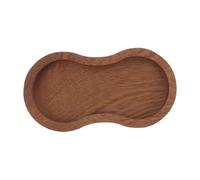 LIGIGWASH Supporto in Legno per Macinapepe e Saliera, Base Antiscivolo per Macina Spezie, Vassoio Porta Condimenti Compatto per Cucina e Tavolo da Pranzo