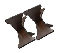 LIGIGWASH Supporto Regolabile per Lingua in Legno Scuro Stand Portatile Antivibrazione per Handpan ed Ethereal Drum Staffa Dettagliata per Esposizione Professionale e Esterno